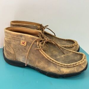 Twisted X Men’s Leather Ankle Boots Shoes YDM0001 UK6 US 7 or Women's 8.5